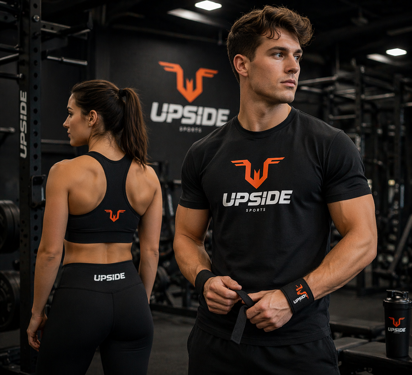 Upside Sports athletes in gym